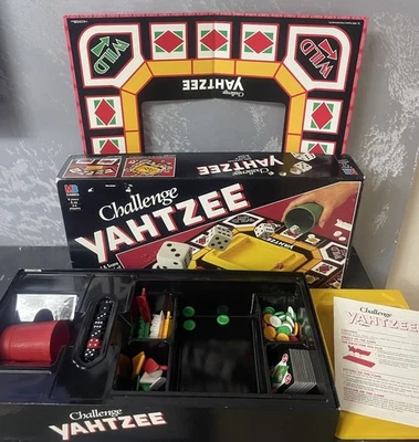 Challenge Yahtzee Dice Board Game by MB Games Vintage 1992 Complete & VGC - Image 1 of 4