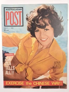 Australasian Post May 4 1972 Dianne Wickenden Zsa Zsa Gabor Gypsie Kemp VeryGood - Picture 1 of 8