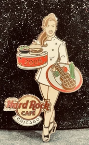 Hard Rock Cafe Pin Chicago Sexy Girl Chef 2006 Limited Edition 300 - Bild 1 von 7