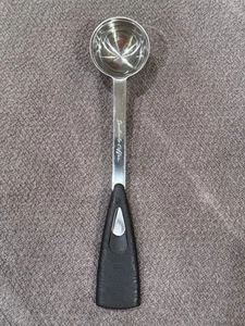 STARBUCKS Coffee Scoop Stainless 2 Tbsp Black Large 8" Rubber Handle - Picture 1 of 7