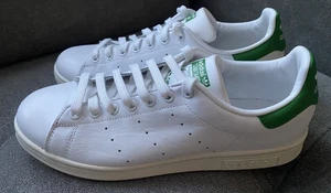 Adidas Stan Smith Fairway Sneakers #109116019 White Leather Lace Up 9.5 - Picture 1 of 9