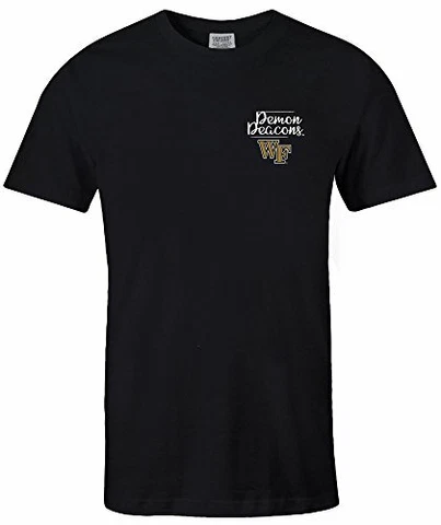NCAA Wake Forest Demon Deacons Adult NCAA Sketchbook Comfort Color Short slee Cover