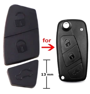 For Ford KA Key Fob 3 Button Rubber Pad For Ford KA MK2 Remote Fob 2008 to 2016 - Picture 1 of 7