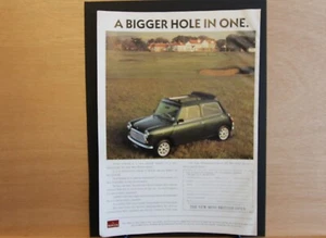 Original 1992 MINI BRITISH OPEN magazine publicitaire cadre-prêt wall-art flat-pack - Photo 1/1