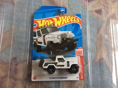 Hot Wheels ‘67 Jeepster Commando Red Edition Target Exclusive 94/250 2023 White - Image 1 of 4