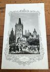 1855 print ( life & times of wellington ) prag - occupied by the allied troops