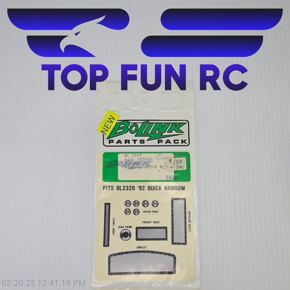 Bolink BL2640 Fine Detail 3.75”x5” for 92’ Buick Narrow - Image 1 of 1