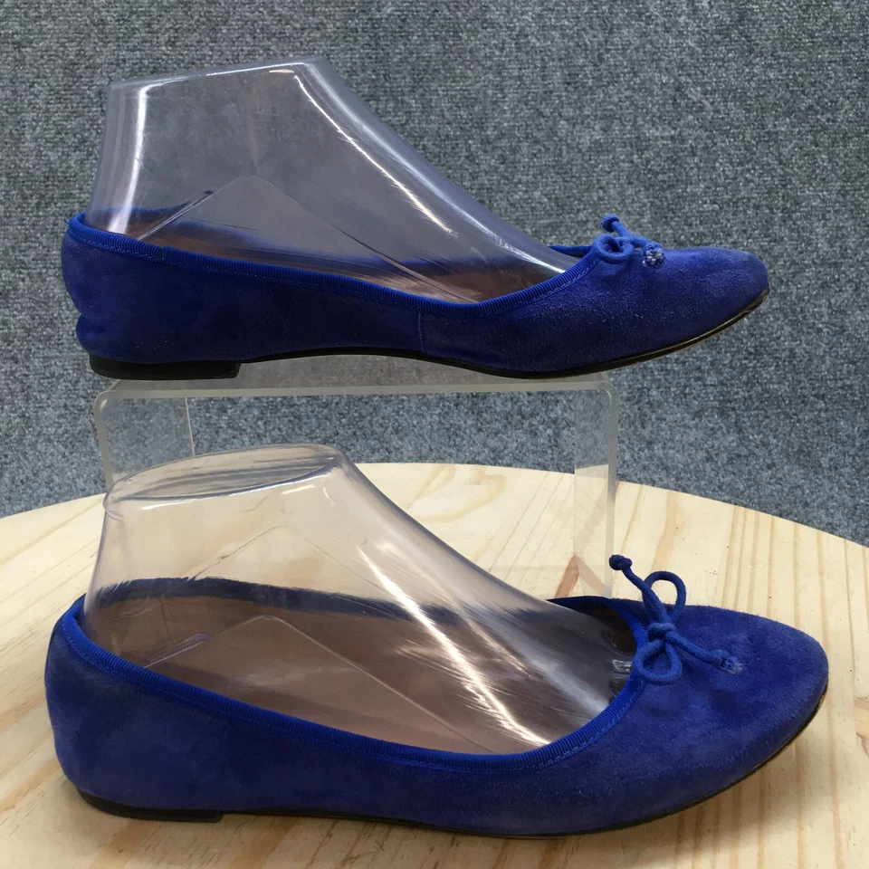 Zapatos Banana Republic para mujer 7 M sin cordones azul gamuza cómodos punta almendra tacones bajos Foto 1 de 4