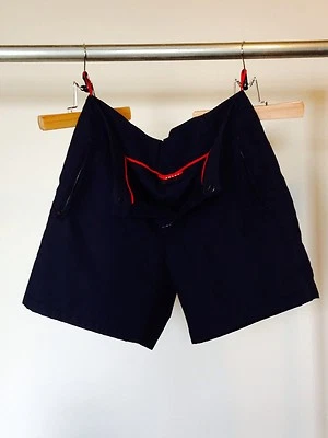 Prada Men's Navy Blue Shorts - Image 1 of 4