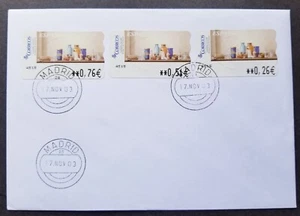 [SJ] Spain ESPANA Pharmacy Painting 2003 Medicine ATM (Frama Label Machine stamp - Picture 1 of 5