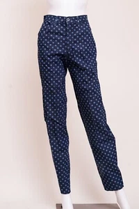 RARE Vintage Polka Dot Denim High Waisted Pants 80’s European  - Picture 1 of 7