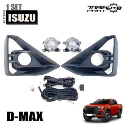 Juego de foco antiniebla LED cubierta negra para camioneta Isuzu D-max Dmax 2024 Foto 1 de 4