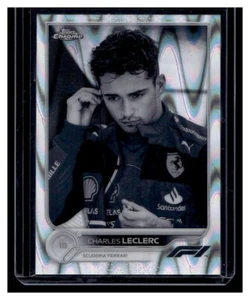 2022 Topps Chrome F1 #26 Charles Leclerc Ray Wave Free Shipping - Picture 1 of 2