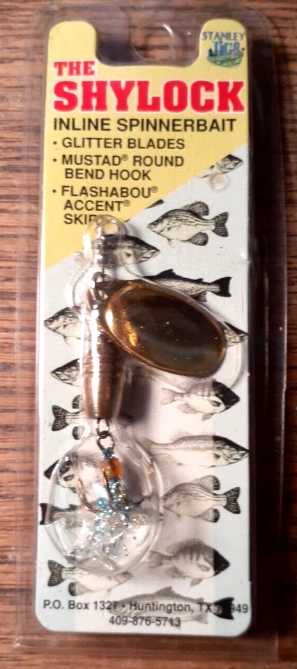 Señuelo Stanley The Shylock Spinnerbait en línea paquete nuevo Foto 1 de 1