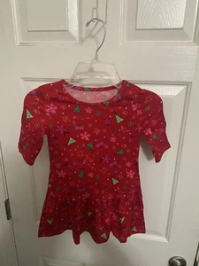 Girls Disney holiday dress XS 4/5 princesses belle Ariel Cinderella NWOT - Picture 1 of 3