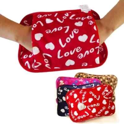 GENERICO 2 Borse Acqua Calda Elettriche Con Tasche Per Riscaldare Mani Letto e Pancia