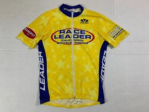 VOLER California Bicycle Racing Race Leader Cycling Jersey Maillot Jaune L - Picture 1 of 3