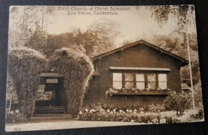 First Church of Christ Scientist Los Gatos, California CA Postcard Mission Style - Picture 1 of 2