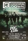 3 DOORS DOWN  2016  BERLIN  - orig.Concert Poster -- Konzert Plakat - DIN A1 