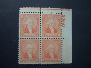 #714 9c WA-BICENTENNIAL Plate Block MNH OG VF CV $50 #1 "Includes New Mount - Picture 1 of 3