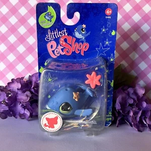 Littlest Pet Shop Authentic # 895 Royal Blue Whale Green Teardrop Eyes Euro NEW - Picture 1 of 3