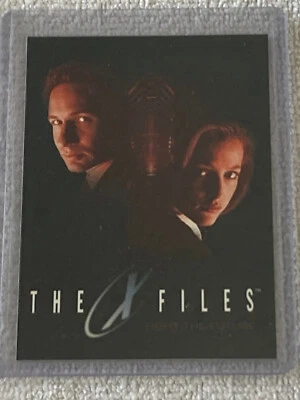 Tarjeta promocional de película Topps The X-Files 1998 casi nueva #P1 Foto 1 de 2