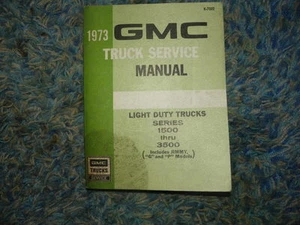 Camión GMC 1973 manual de servicio ligero - Imagen 1 de 1
