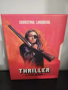 Thriller A Cruel Picture 4k Blu ray Vinegar Syndrome Limited Edition OOP - Imagen 1 de 4