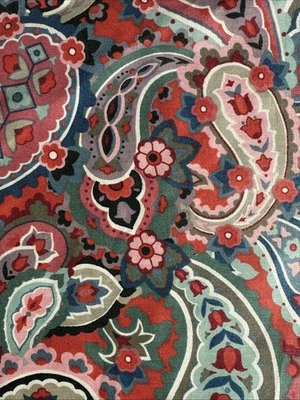 Tela para cortinas vintage Waverly Schumacher Wimbledon portafolio 25” X 3,5 yardas Foto 1 de 4