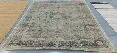 WRM BEIGE 8'-0" x 10'-0" Stained Rug Reduced Price 1172775193 VTG113-660-8 - Image 1 of 4