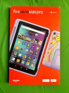 Amazon Fire HD 10 Kids Pro 32GB, Wi-Fi, 10,1 Zoll - Happy Day Design / NEU & OVP - Afbeelding 1 van 3