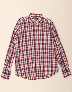 PIERRE CARDIN Mens Slim Fit Shirt Size 18 45 2XL Multicoloured Check CM02 - Picture 1 of 3
