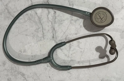 3M Littmann Lightweight II SE Stethoscope Metallic Lt Green EUC - Image 1 of 4