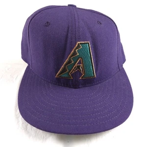 Vintage 90s Arizona Diamondbacks New Era 5950 Authentic Collection Size 7 1/8 - Picture 1 of 4