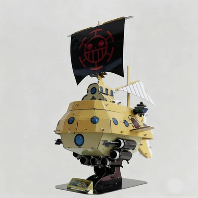 Modelo de montaje hágalo usted mismo hecho a mano de metal 3D de larga distancia 3D de una pieza submarina de una pieza Foto 1 de 4