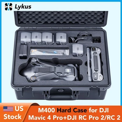 Lykus Titan M400 Waterproof Hard Case for DJI Mavic 4 Pro and RC Pro 2/RC2 - Image 1 of 4