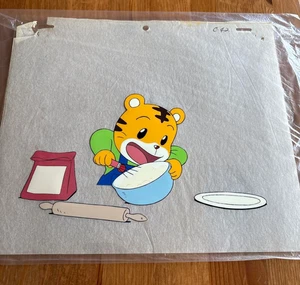 Vintage Shimajiro Animation Production Cel – Baking Scene - Picture 1 of 4