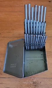 HUOT Decimal Blank Drill/Punch Alphabet Index A-Z .234 To .413 26 Piece Set USA - Picture 1 of 17