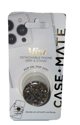Soporte de empuñadura para teléfono CaseMate MINIS extraíble MagSafe dorado polvo de estrellas nuevo en paquete Foto 1 de 2