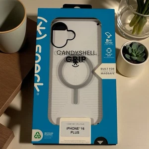 Custodia Speck CandyShell Grip MagSafe per iPhone 16 Plus bianca scatola aperta nuova - Foto 1 di 7