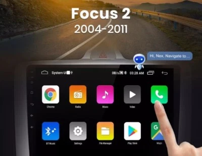 RADIO 2 DIN PARA FORD FOCUS MK2 BLUETOOTH ANDROID USB NAVEGADOR - Imagen 1 de 4