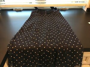 B. Moss Dress Collection Women's Size 4 Black White Spaghetti Strap Lined Dress