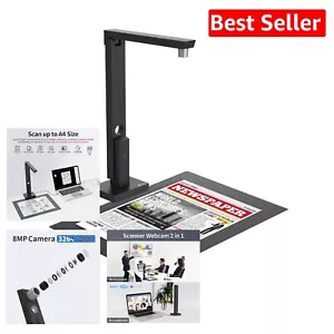 Portable Lens800 Pro Scanner & Webcam, Fast 1s/Page Scanning for Mac & Windows - Picture 1 of 14