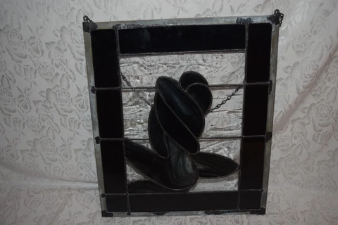 Stained Glass Art Deco Window Hanging Cover