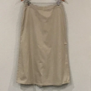 French Toast Girls Sz 20 Skirt Tan Maxi School Uniform Preppy Modest Minimalist - Picture 1 of 12