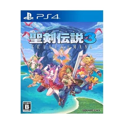 New PS4 Seiken Densetsu 3 TRIALS of MANA Japan PLJM-16497 4988601010474 JP - Image 1 of 4