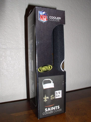 NFL Cooler Cover Coozie - 1/2 Gallon - New Orleans Saint - NEW Cover