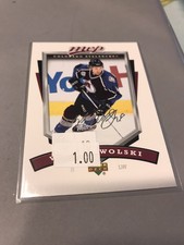 2006-2007 upper deck mvp 75 wojtek wolski