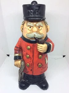 Vintage Chalkware  Bank Royal Hospital (Chelsea Pensioners) Shako Hat 7" Chalk - Picture 1 of 7