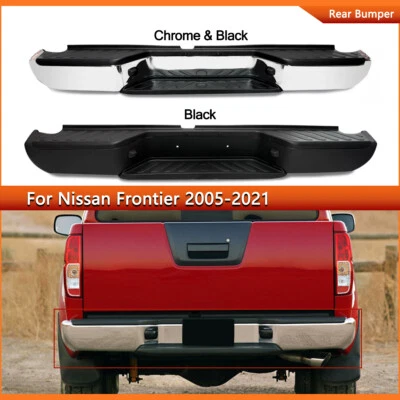 Rear Step Bumper Assembly Without Sensors Holes For 2005-2021 Nissan Frontier Foto 1 de 2